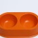 Bamboo double bamboo, 23.5 x 13 x 5 cm, orange