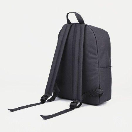 School backpack on lightning, rise, 2 outer pockets, gray color-3