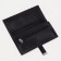 Male purse on a button, for bills, for cards, for coins, black color