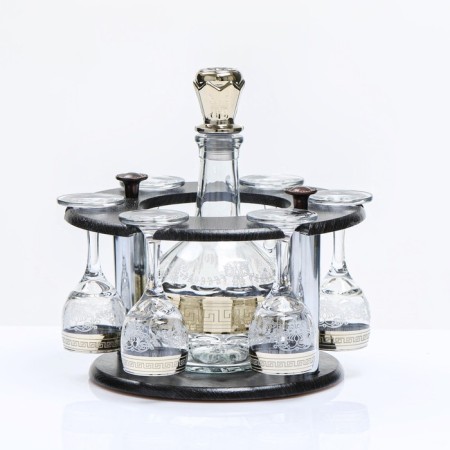 Baroque baro-bar of baroque, decanter, 6 glasses-2