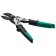 Kraftool Grand metal scissors, 2k handles, right cut, 270 mm