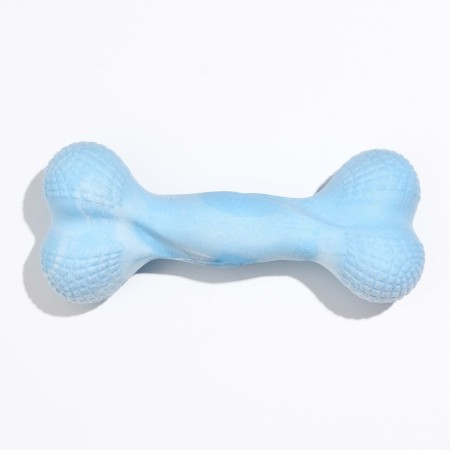 The toy floating for dogs "Powerful bone" Piggon Premium, foamed TPR, 15.5 cm, blue-1