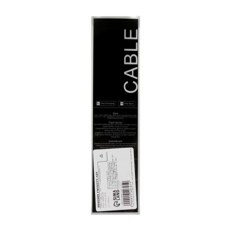 Lightning cable - usb, 2.1 a, nylon braid, 2 meters, silver-5