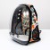 Backpack for carrying animals "Owl Muzzles", transparent, 31 x 28 x 42 cm