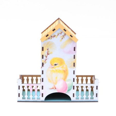 Tea house "chicken", 20x8.6 cm.-4