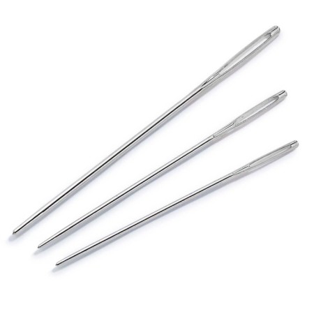 Needles for embroidery with rounded tip, steel, No. 14, 1.90x60 mm, 6 pcs-1
