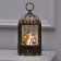 LED figure “Lantern with children and snowman” 13 × 25.5 × 8 cm, plastic, AAX3 batteries (not complete), USB, glow warm white