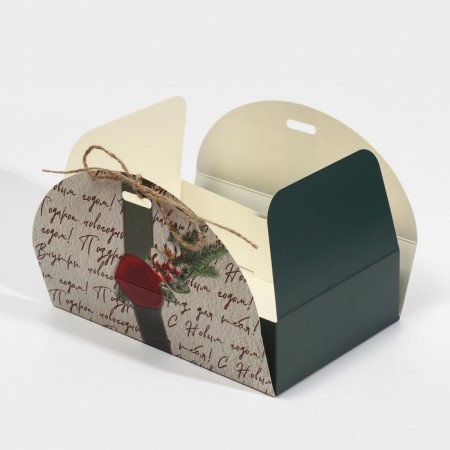 Box the team "New Year's package", 22 x 15 x 6 cm, New Year-6