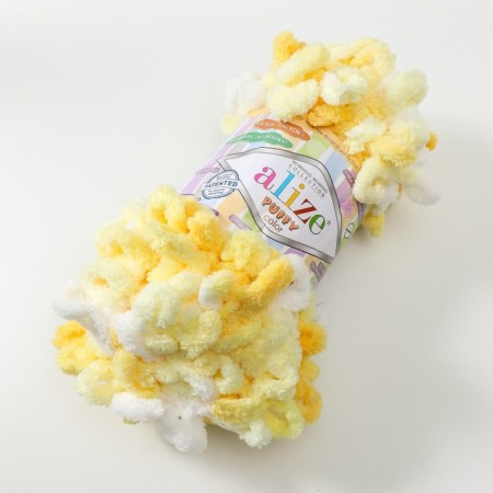 Yarn "Puffy Color" 100 % micropoliester 9m/100g (5921)-1