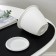 Pot with the Podon "Rosalia", 800 ml, white color