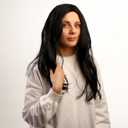 Carnival wig "Brunet Mermaid", 140 g-3