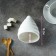 Porcelain Sugar Magistro "shell", 330 ml, white color