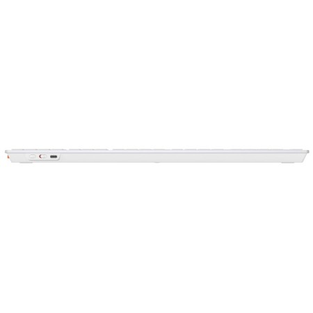 Keyboard A4Tech FSTYLER FBX50C white USB wireless BT/Radio Slim Multimedia (FBX50C WH 103388-9