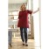 Female dress, size 52, burgundy color