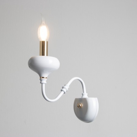 Sconces "Florence" 1he14 40W white-gold 23x10.5x25 cm-1