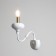 Sconces "Florence" 1he14 40W white-gold 23x10.5x25 cm