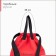 Bag for screed shoes, outer pocket, textura, red color