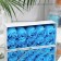 Soap roses, blue, set of 10 pcs.