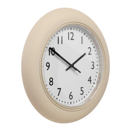 Watch Wall Interior "Classics", silent, D-30.5 cm, beige matte body-1