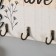 Decorative wood hooks "Love. Flowering" 20x14 cm
