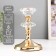 Summary metal per 1 candle d = 4 cm "Vazir" gold 11x11x16.5 cm