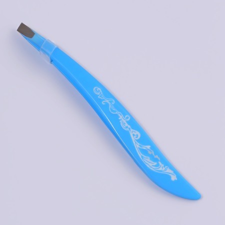 Pinzet begged, narrow, 9 cm, mix color-5