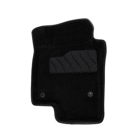 Pile rug for Volkswagen Jetta, 2011-, black-1