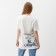Female T -shirt, dairy color, size 44