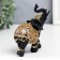 Polystone souvenir "Black Elephant in the Golden Rich Propon" MIX 14x6x12.6 cm