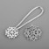 Decorative fastener, d = 2.4/3.1 cm, silver color