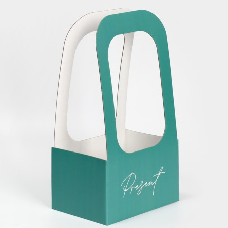 Flower box box "Present", 17 × 12 × 32 cm-2