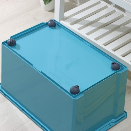 Container for storing toys on wheels 57 liters "Follow Me", color Blue bell-7