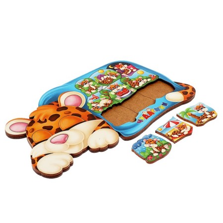 Puzzle-headed "leopard under the blanket"-1