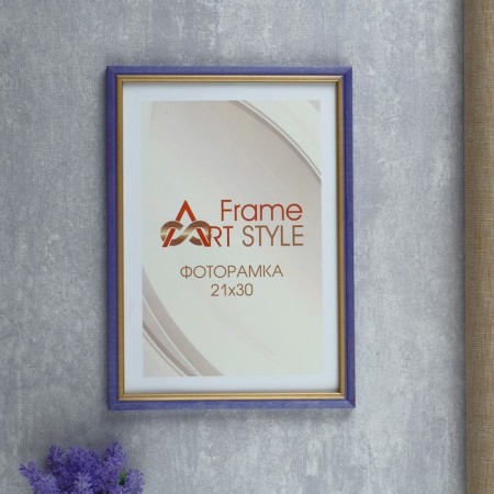 Photo frame Pine C15 21x30 cm, 056 violet (plastic screen)