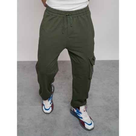 Sports male trousers, size 50, khaki color-17