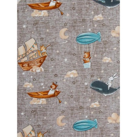 Glass sheet, size 125x75x12 cm, travelers print-1