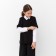 Minaku girl's vest: School Collection, Black color, height 140 cm