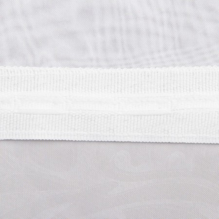Witerra curtain with embossing a monogram 300x260cm, white, veil, PE100%-4