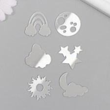 Decor for creativity plastic mirror 