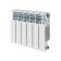 Aluminum radiator "Russian radiator" corvette, 350 x 100 mm, 6 sections