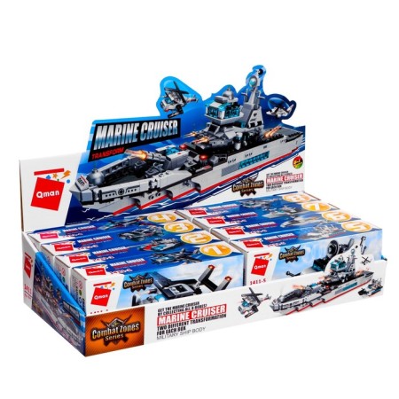 Designer military zone "Battle Transport", 8 types, mix-18