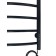 Electric towel "Sanprise" Classic P6, 400x600 mm, right, black