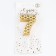 Candle in the cake on the skewer "Sot", the number is 7, 7 cm, gold