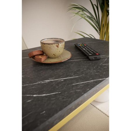 Class table "Agami Gold", 500 × 310 × 705 mm, color black marble-2