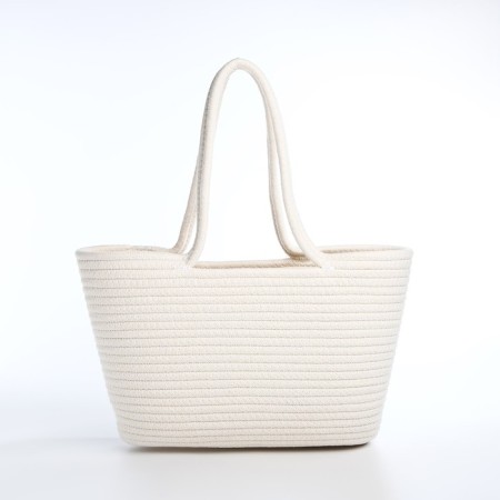 Bag-touut without fastening, white color