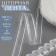 Curtain tape, organza, 4.5 cm, 50 ± 1 m, transparent/white color