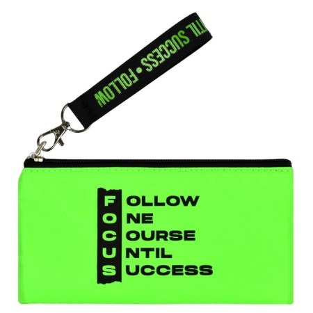 Penal soft, 1 compartment, 100 x 195 mm, flat, reflective element, Phoenix "Your Rules" Green 64974
