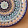 Largan Rishtan ceramics "Patterns", 36 cm, blue