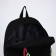 School textile school with pocket, black color, 45x30x15 cm