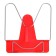 Plastic book/melall Calligrata prestige with euro suspension red